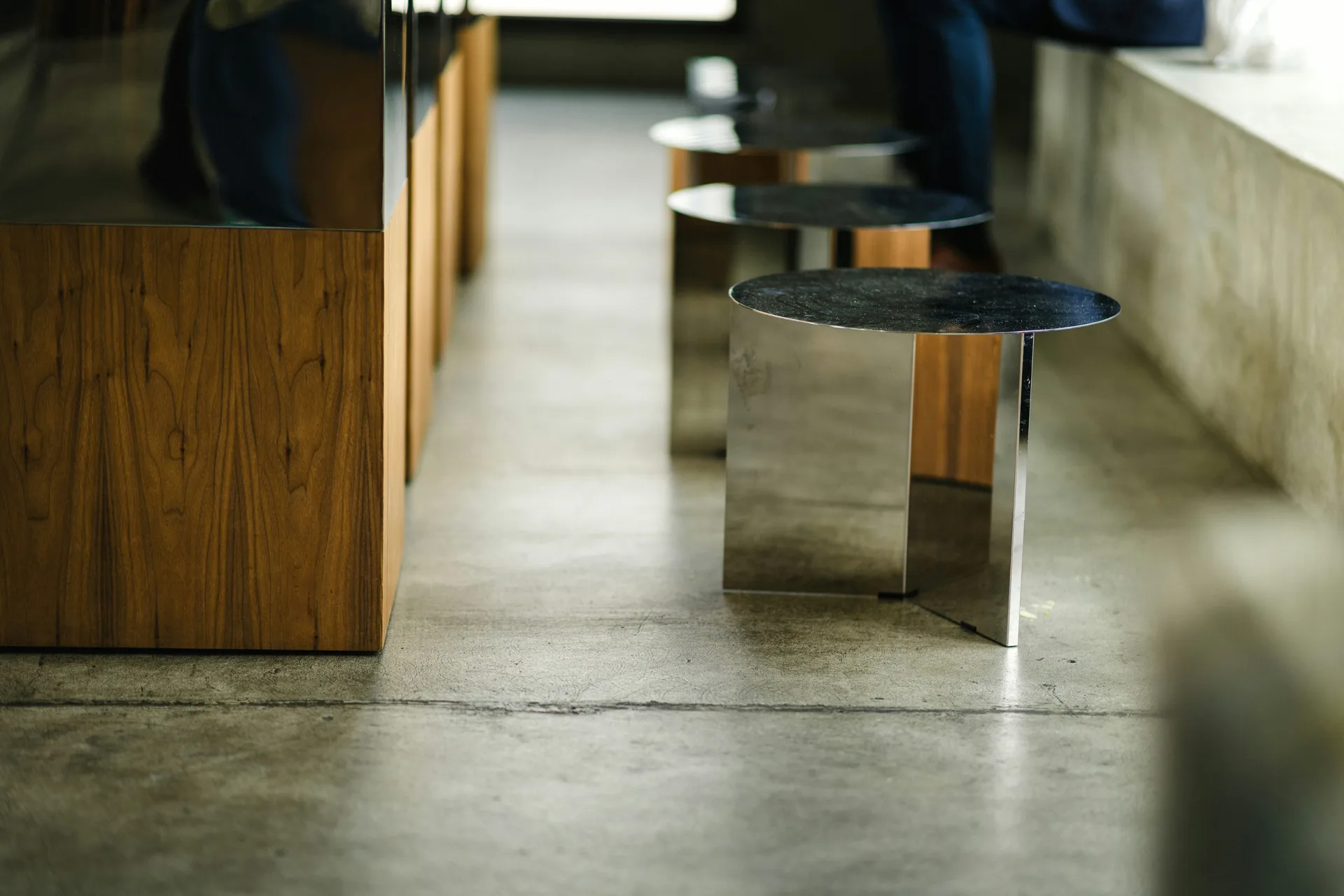 polished concrete floor in a Las Vegas retail space