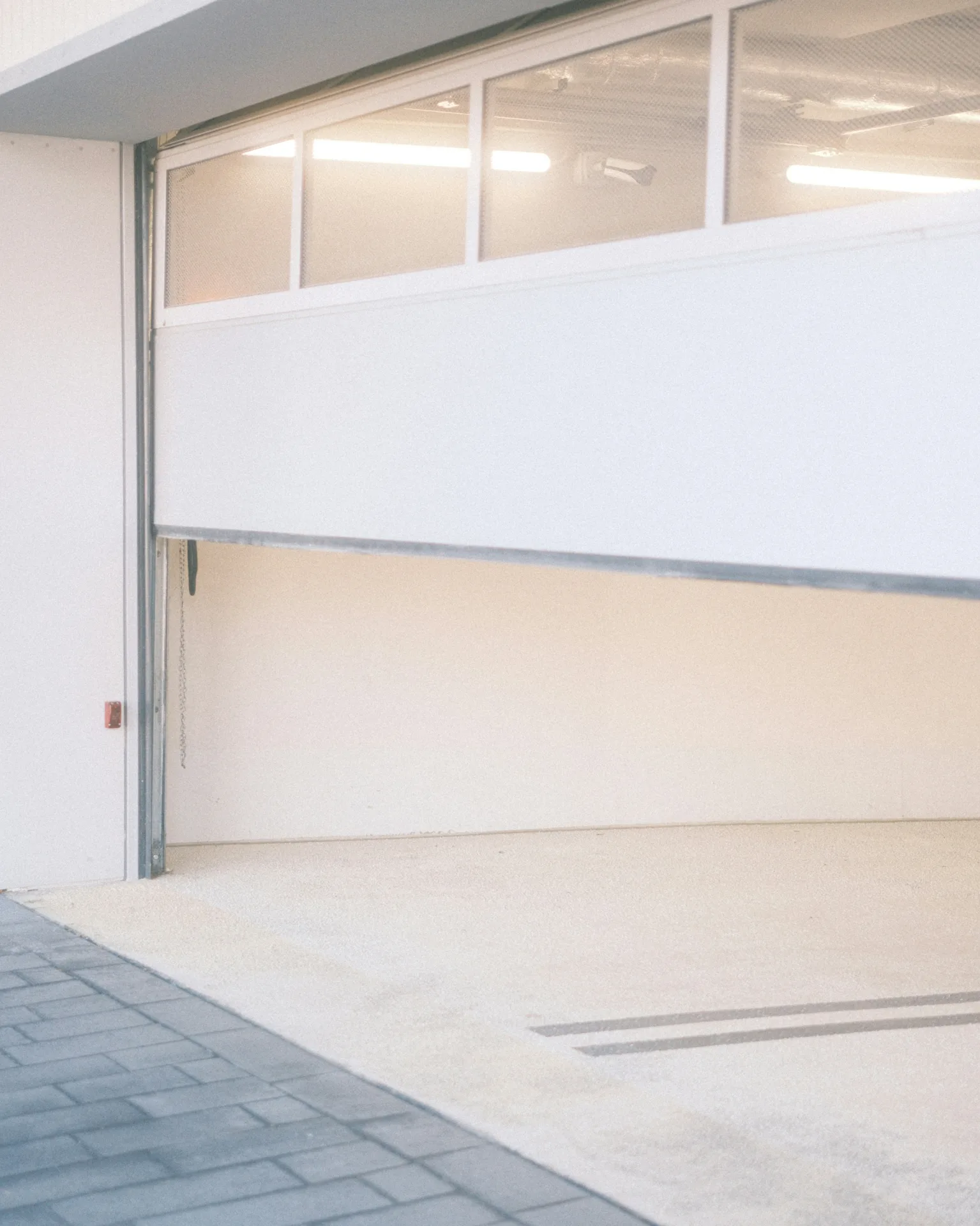 concrete loading dock apron at a Las Vegas commercial building