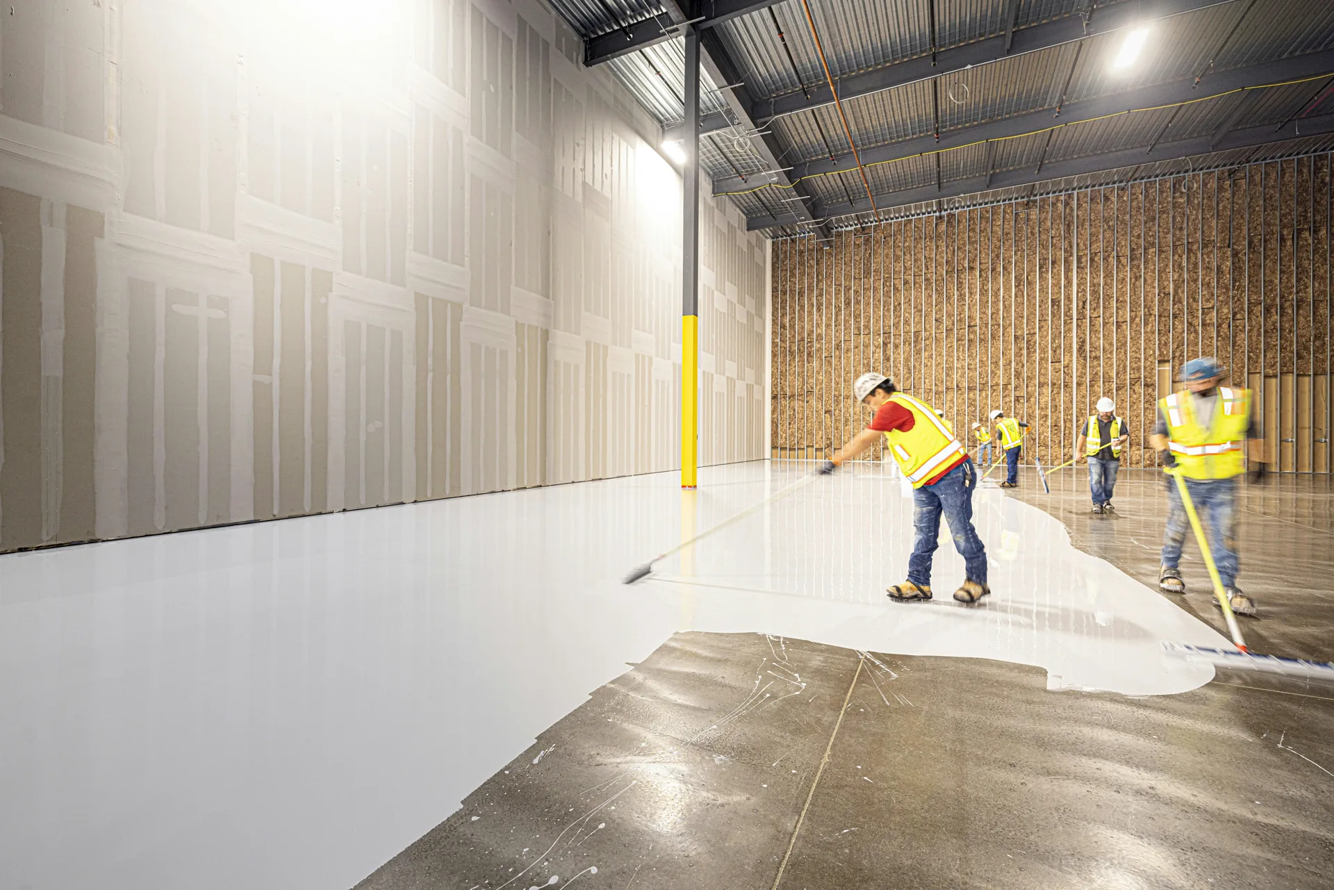 finished EV battery manufacturing floor in Las Vegas