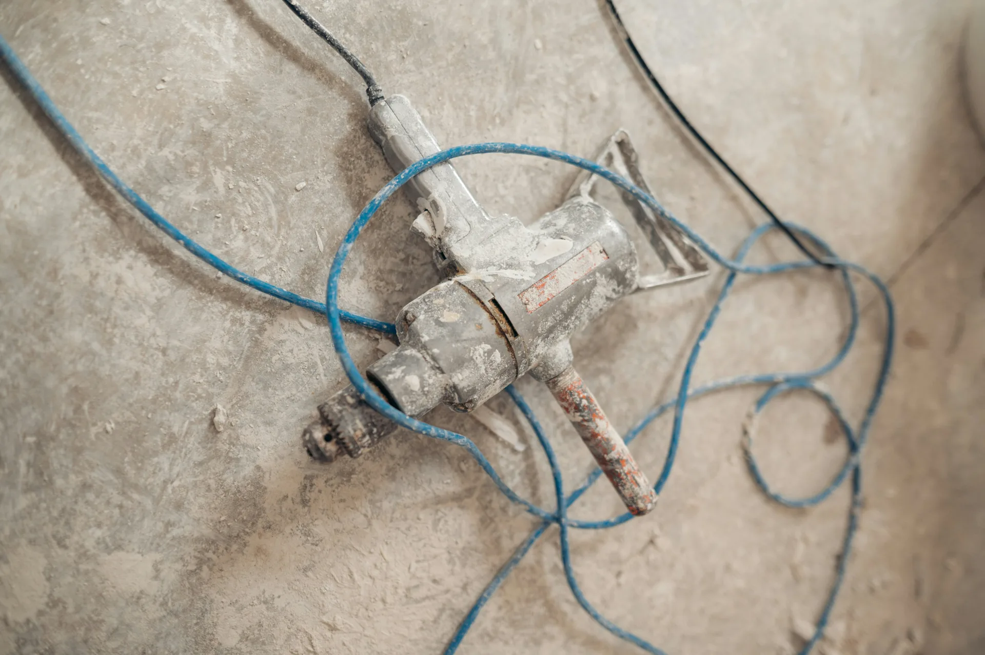 jackhammer removing a failed section of concrete for repair in Las Vegas
